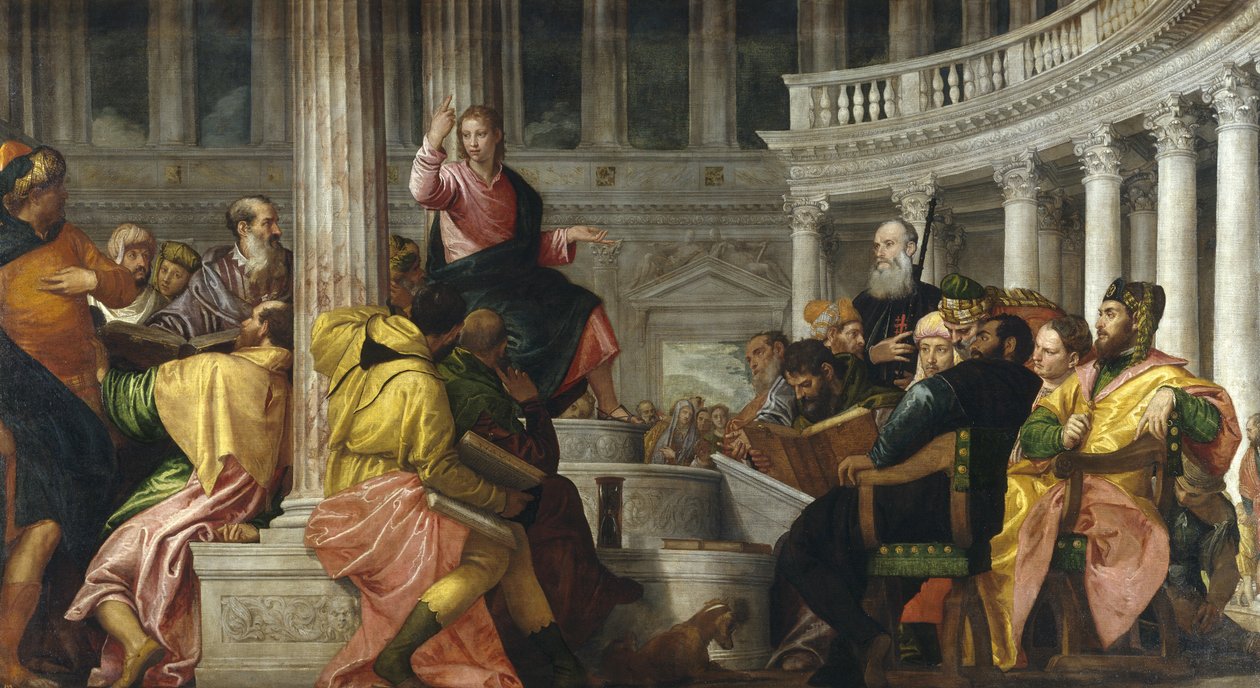 Cristo entre los doctores de Paolo Veronese