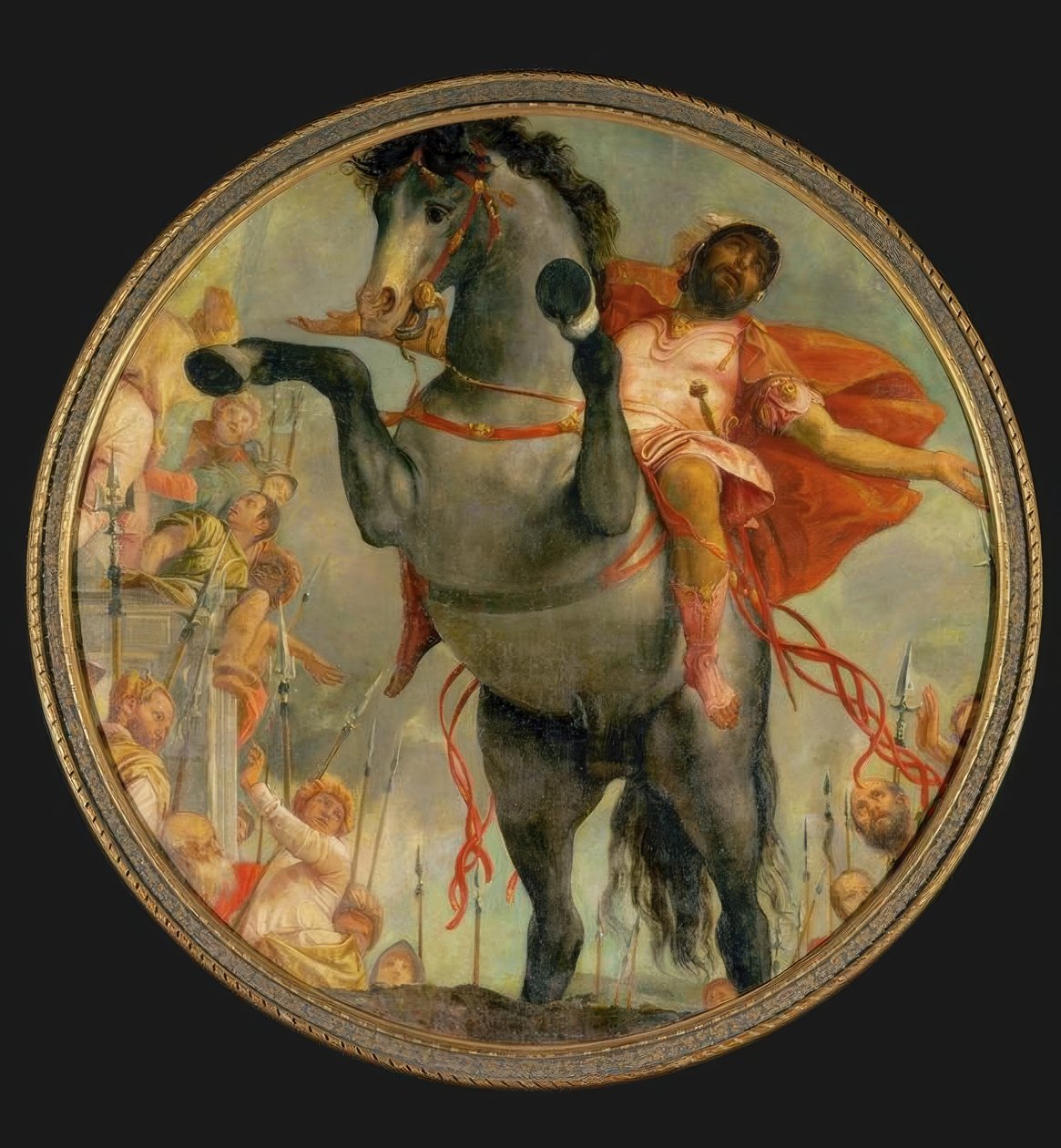 La muerte sacrificial de Marcus Curtius de Paolo Veronese