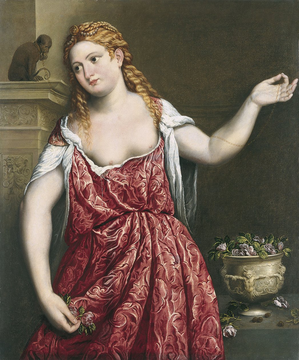 Retrato de una joven de Paris Bordone