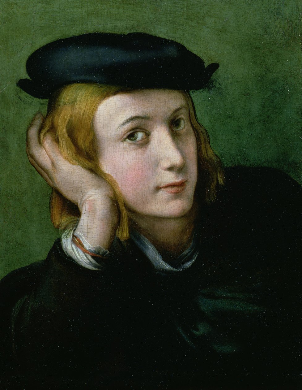 Retrato de un joven de Parmigianino