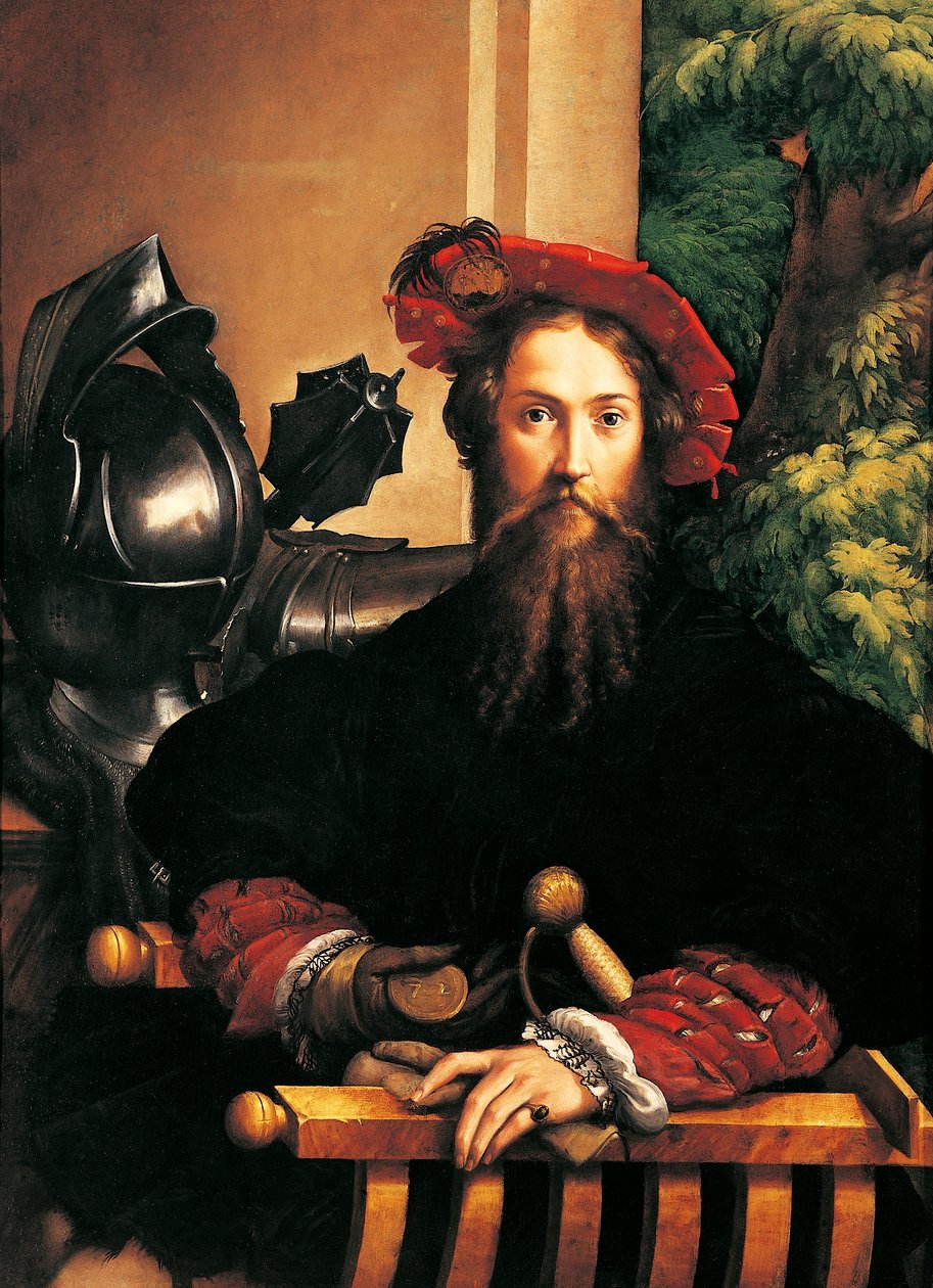 Retrato de Galeazzo Sanvitale de Parmigianino