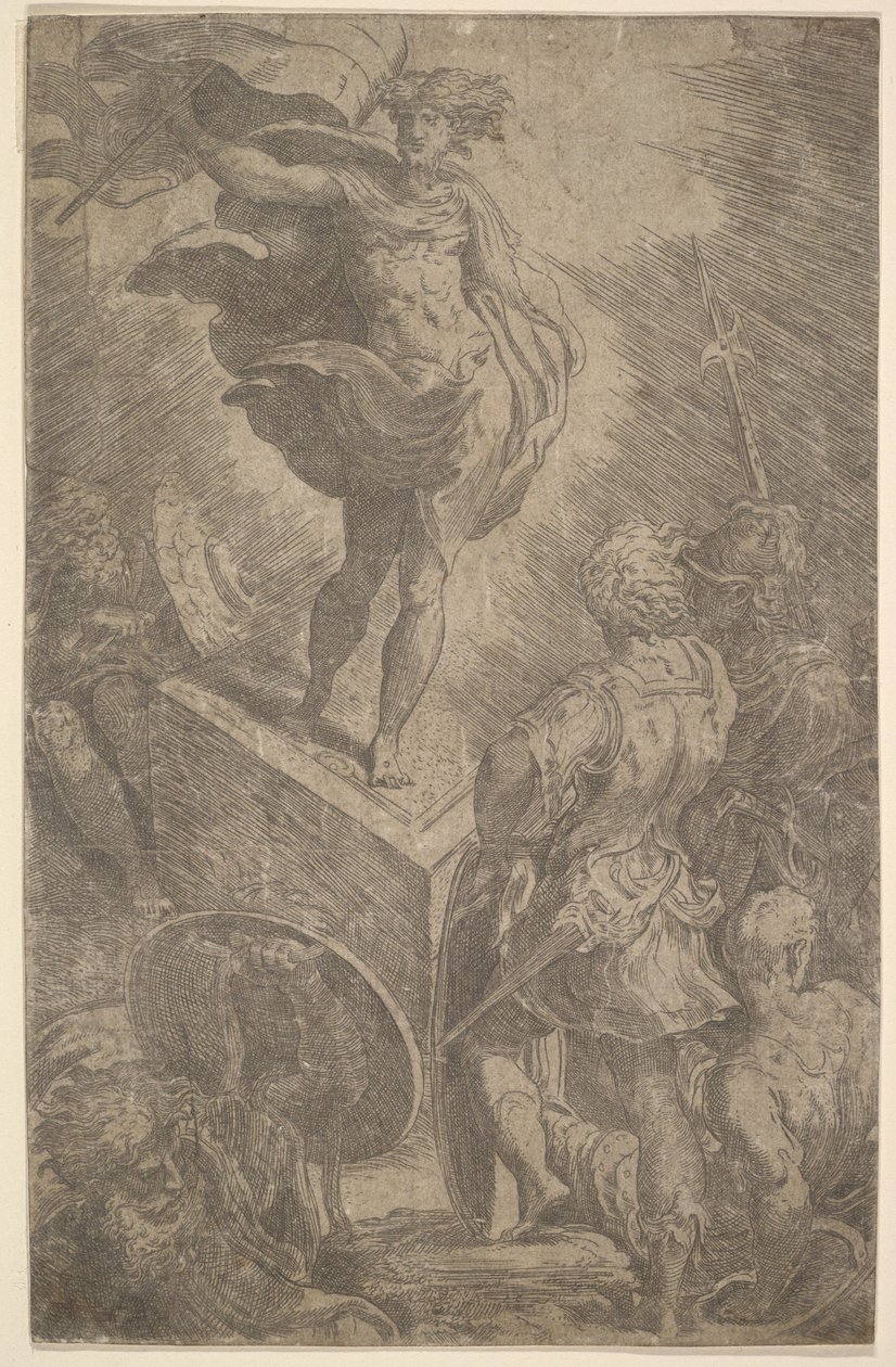 Resurrección, principios del siglo XVI de Parmigianino