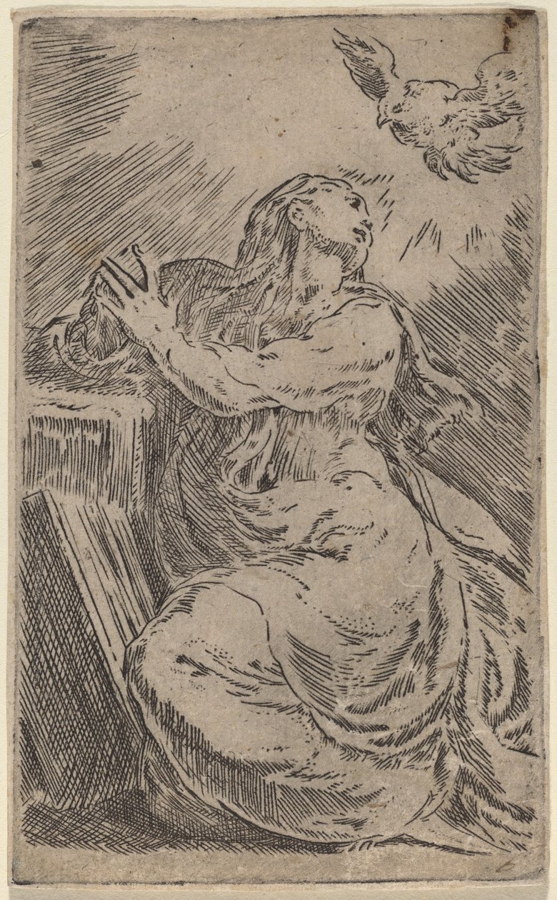 La Anunciación de Parmigianino