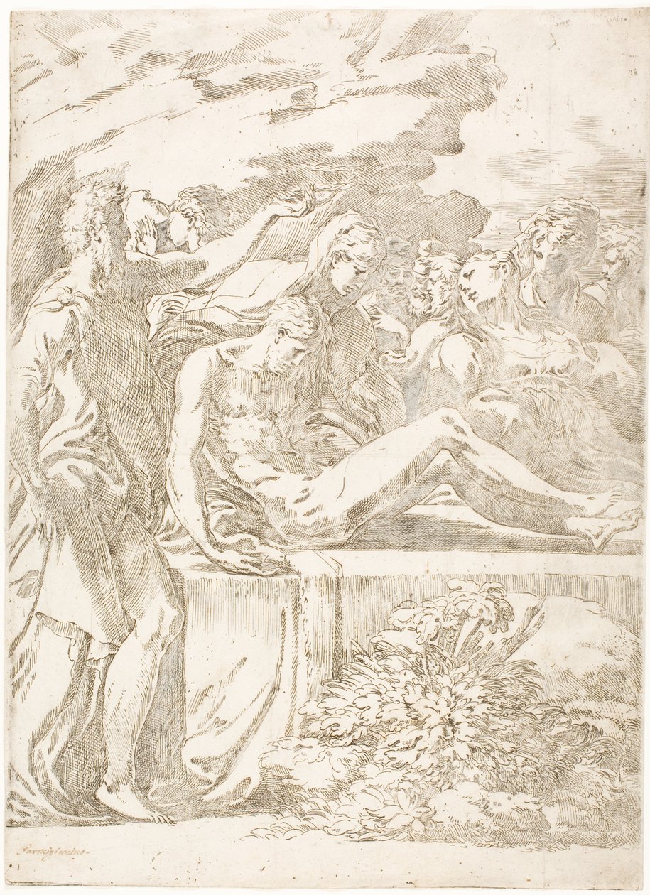 El entierro de Parmigianino