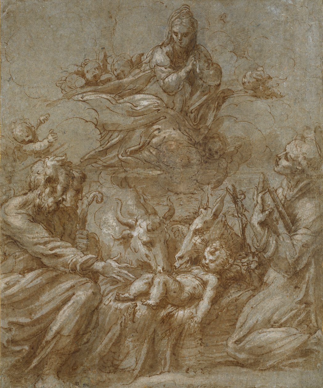 La Natividad de Cristo, c1520s de Parmigianino