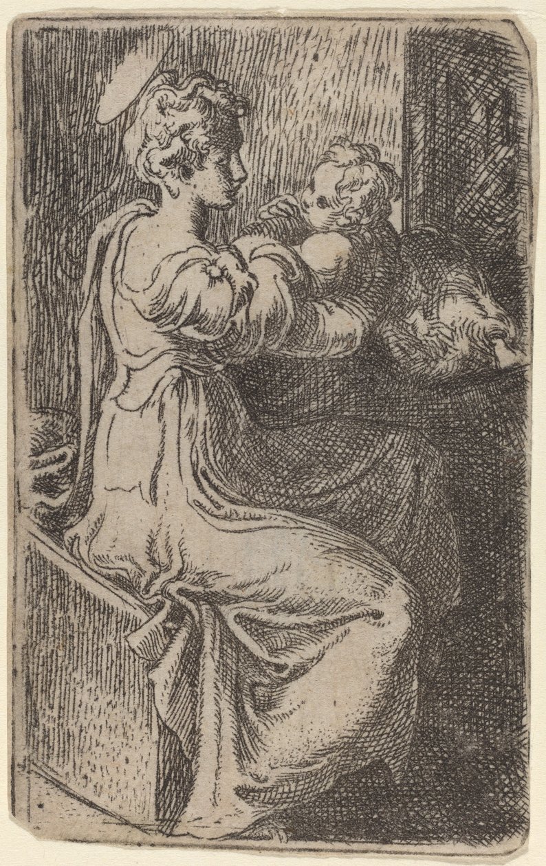 Virgen y Niño de Parmigianino