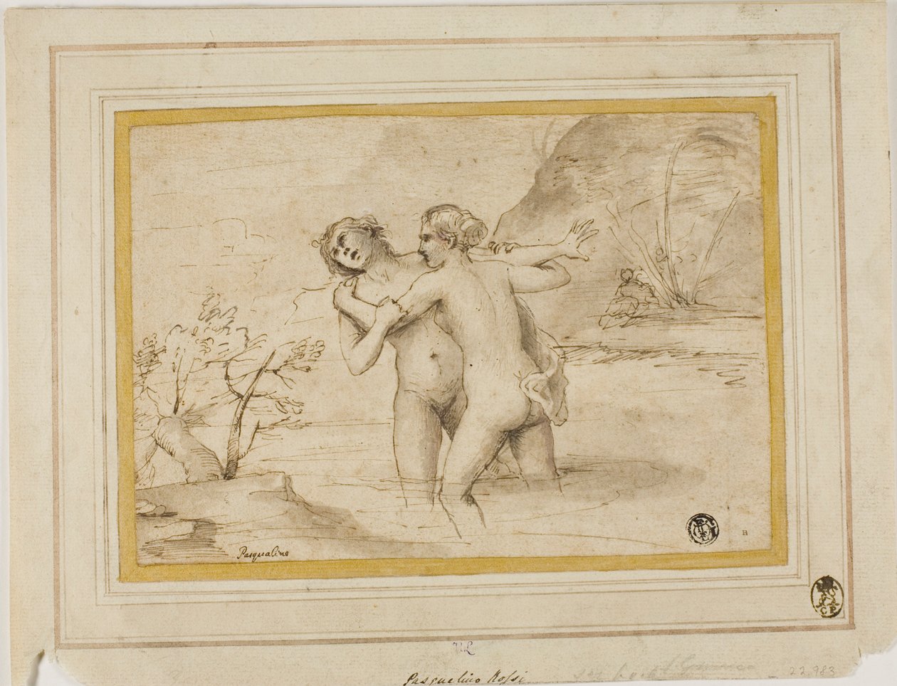 Salmacis y Hermafrodito de Pasquale de