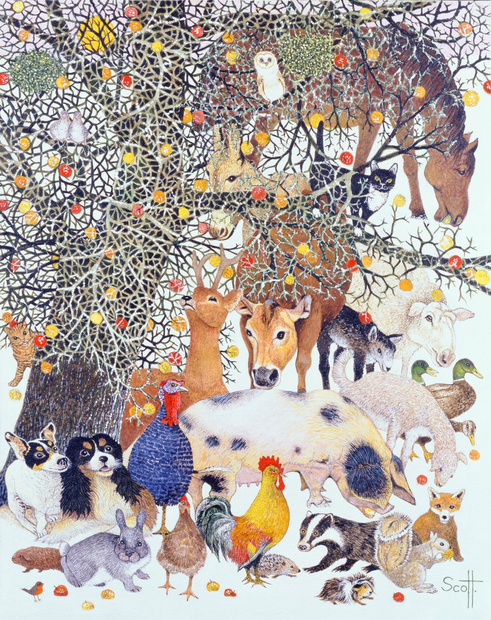A Tasty Treat (óleo sobre lienzo) de Pat Scott