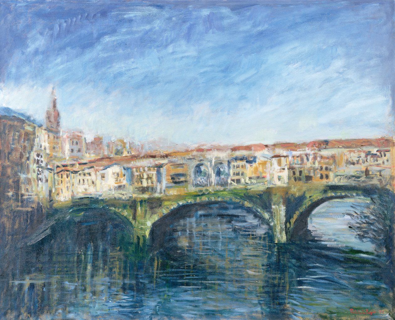 El Ponte Vecchio, Florencia, 1995 de Patricia Espir