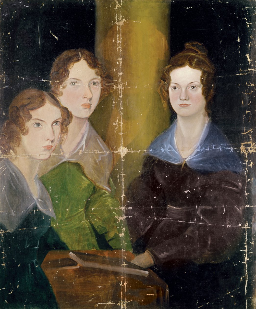 Retrato de las Hermanas Bronte, c.1834 de Patrick Branwell Bronte