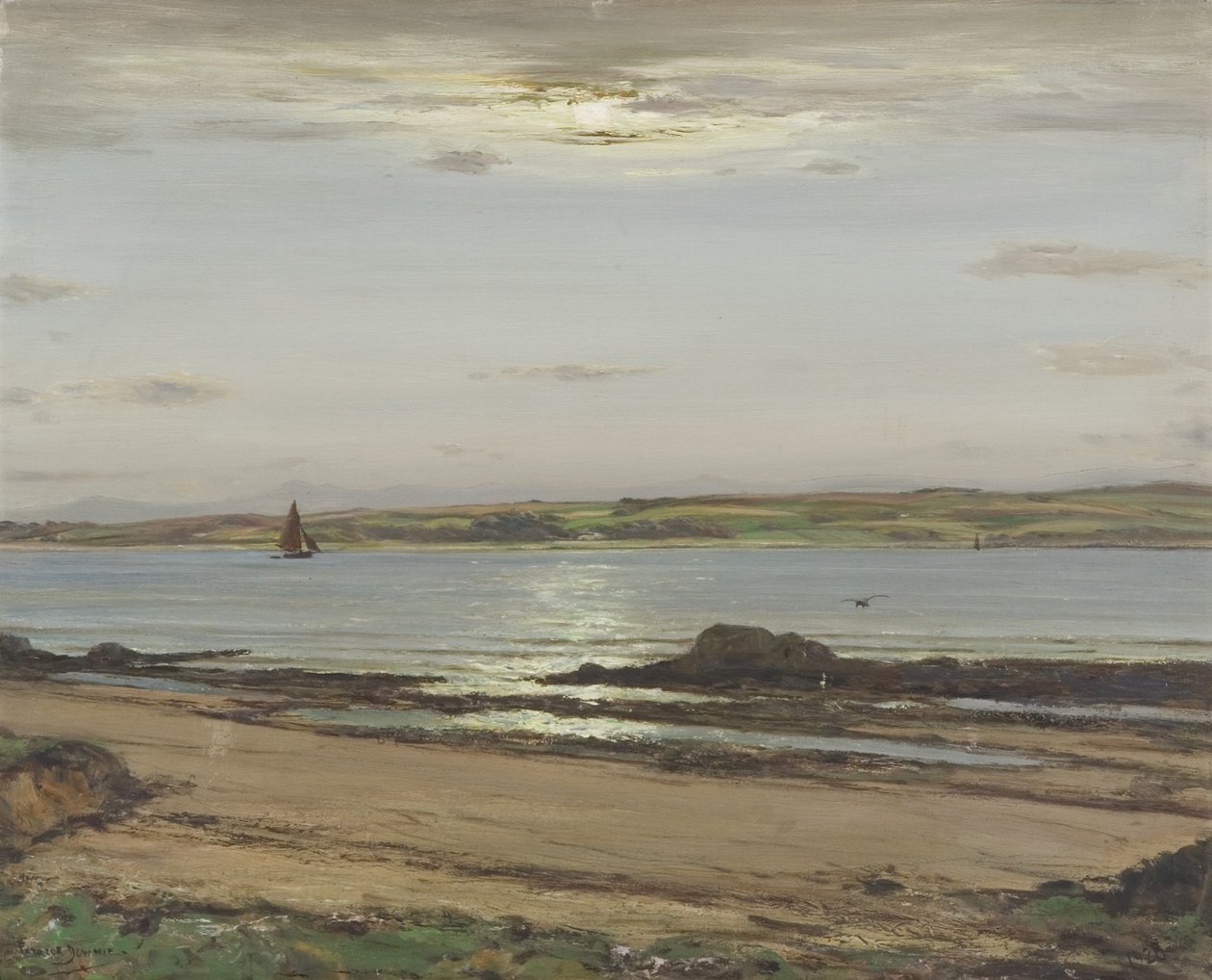 Luz de luna de verano - Firth of Clyde de Patrick Downie