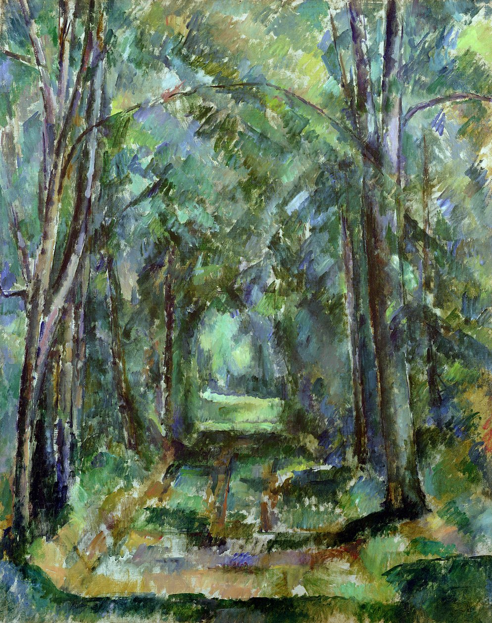 Avenida en Chantilly, 1888 de Paul Cézanne