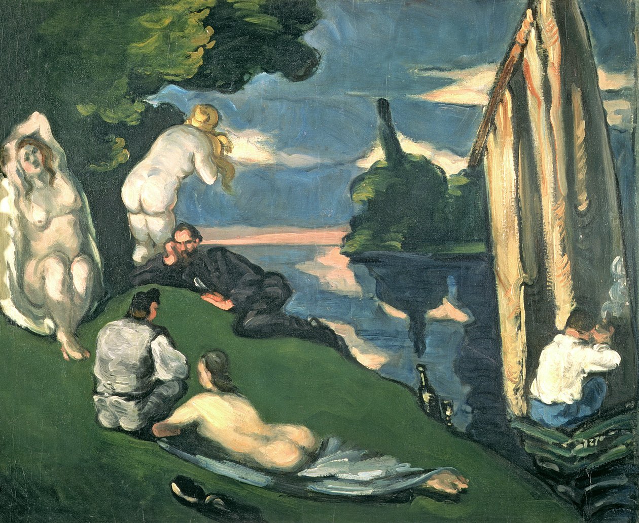Pastoral o Idilio de Paul Cézanne