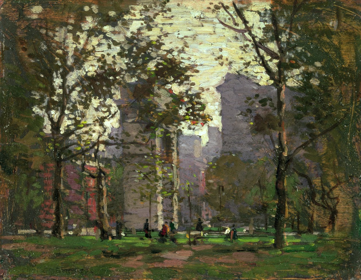 Washington Square, Nueva York de Paul Cornoyer