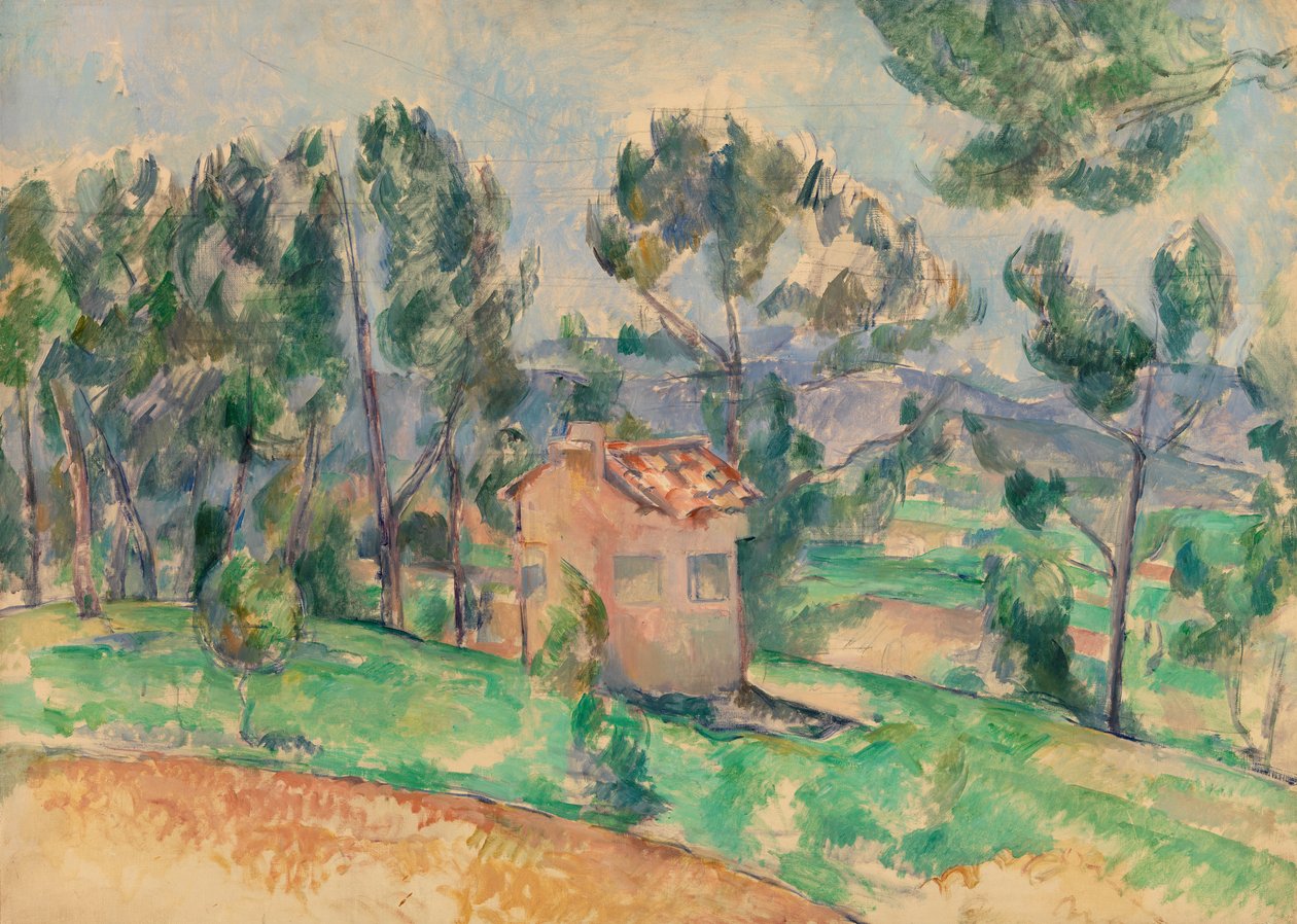 Cabaña de caza en Provenza, 1888-90 de Paul Cézanne