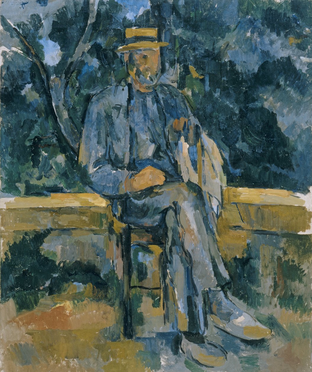 Retrato de un campesino de Paul Cézanne