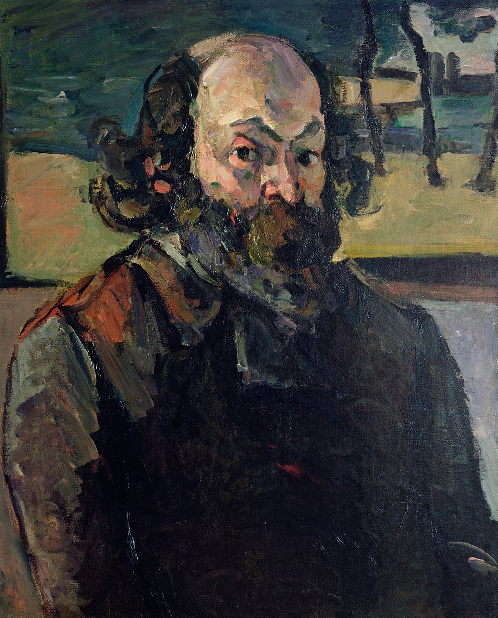Autorretrato, c.1873-76 de Paul Cézanne