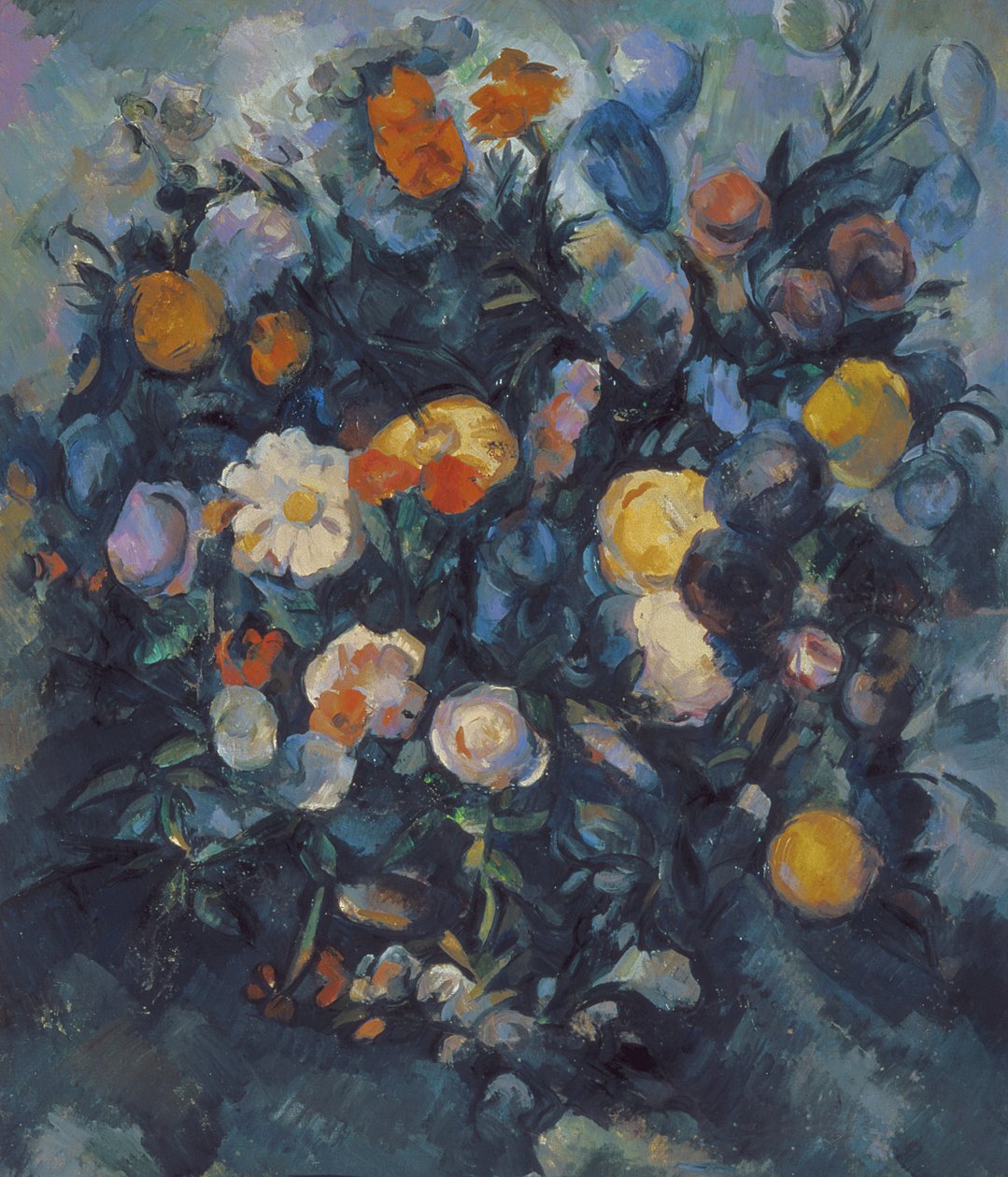 Jarrón de flores, siglo XIX de Paul Cézanne