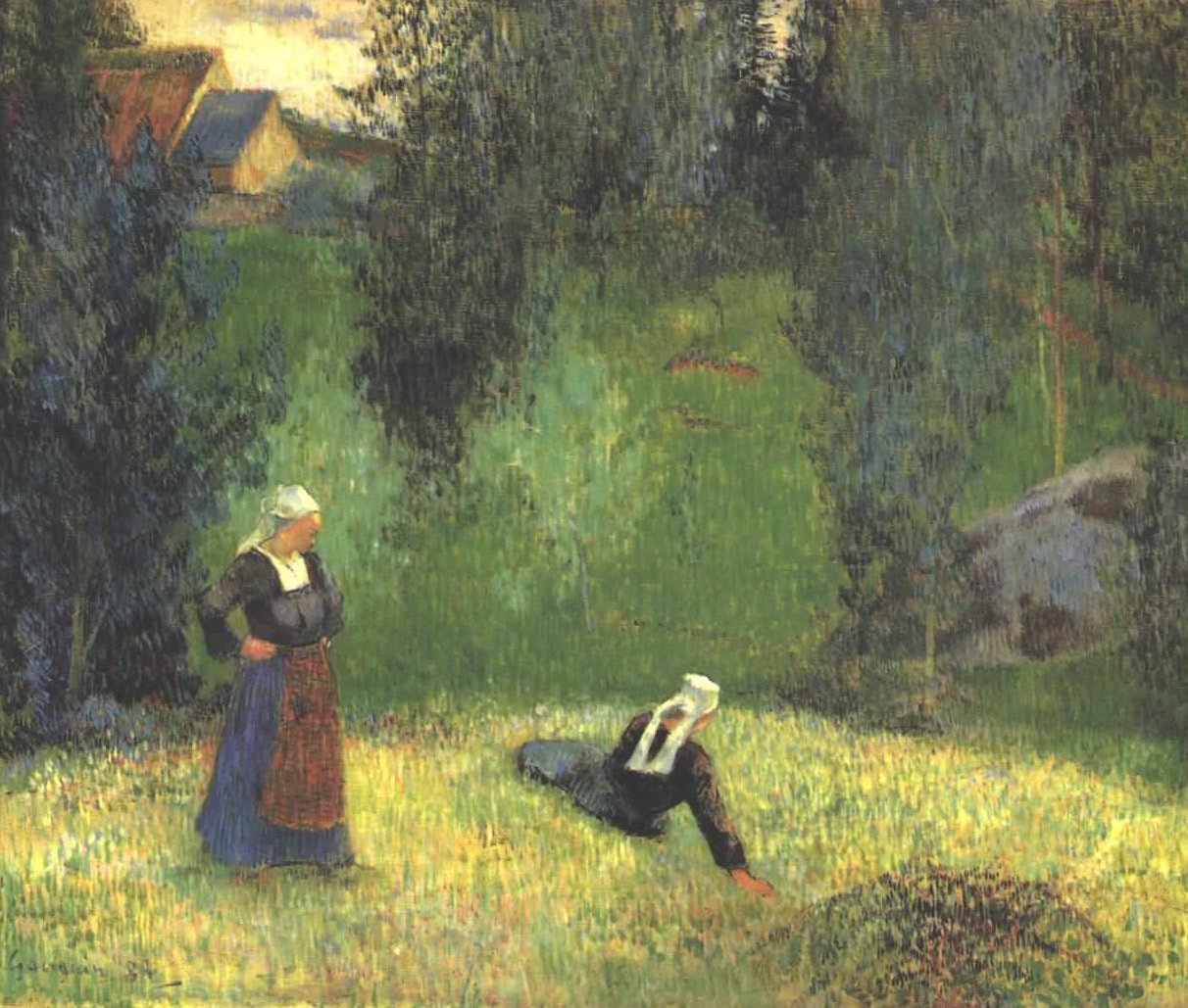 Las primeras flores de Paul Gauguin