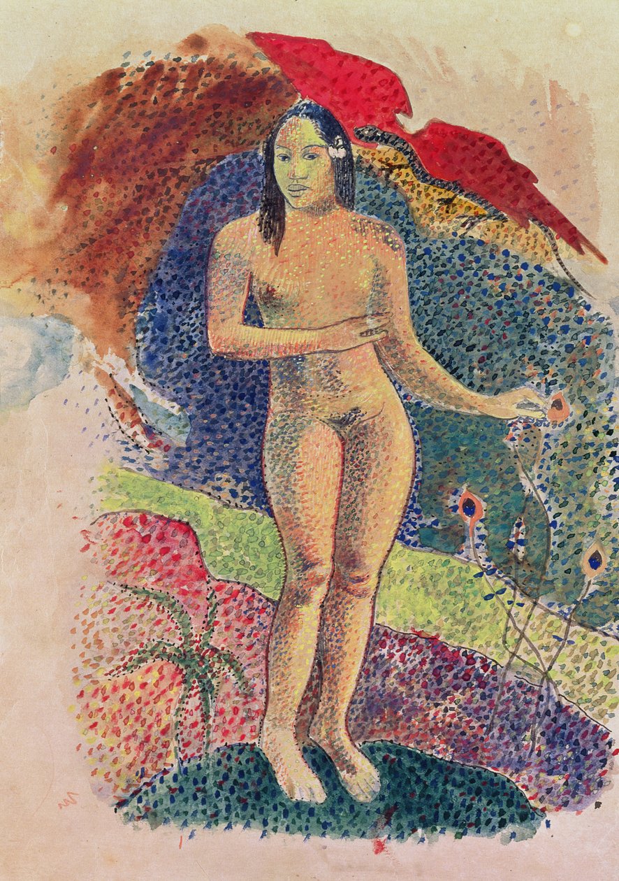 Desnudo femenino tahitiano de Paul Gauguin