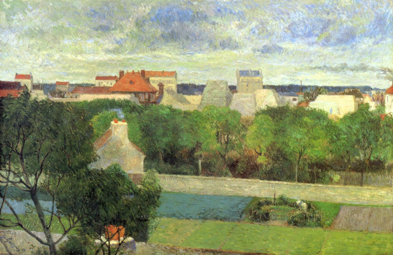 Horticultores en Vaugirard de Paul Gauguin