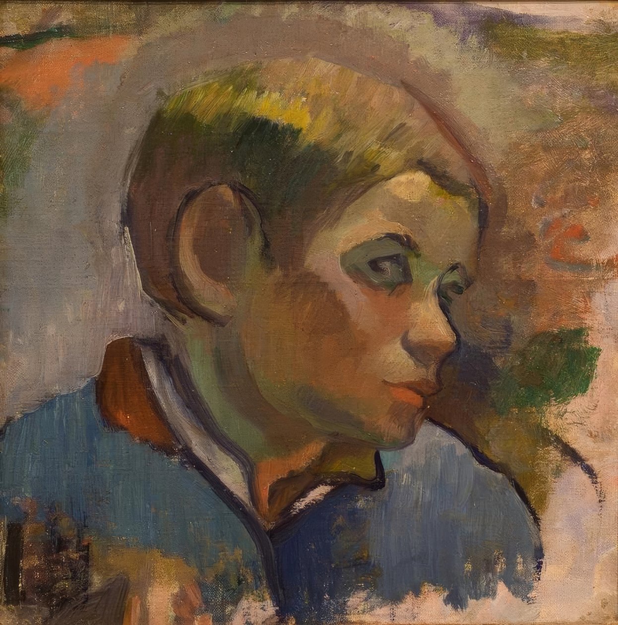 Cabeza de un niño campesino de Paul Gauguin