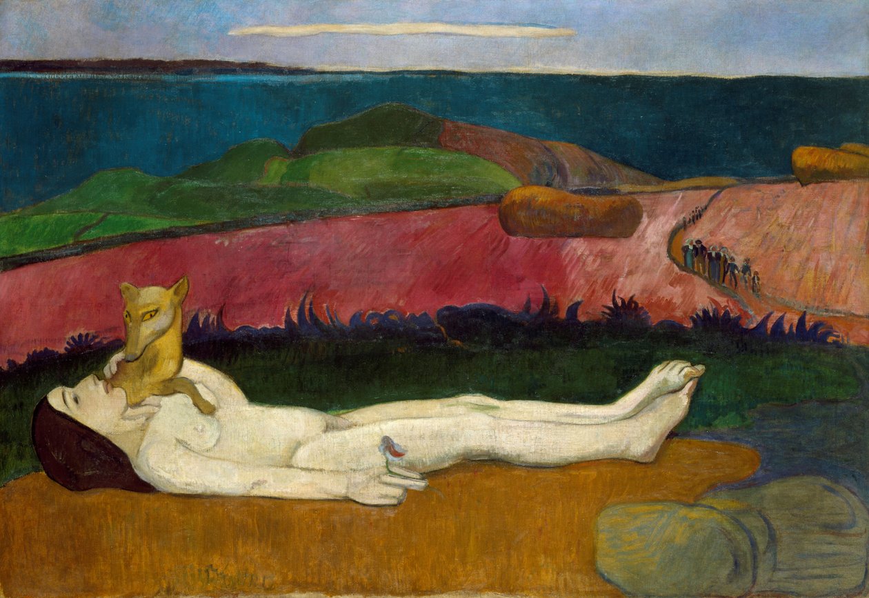 La pérdida de la virginidad, o el despertar de la primavera de Paul Gauguin