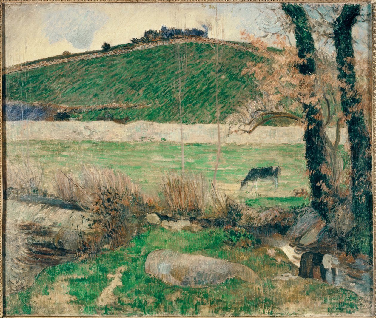 El pequeño arroyo, Pont-Aven de Paul Gauguin