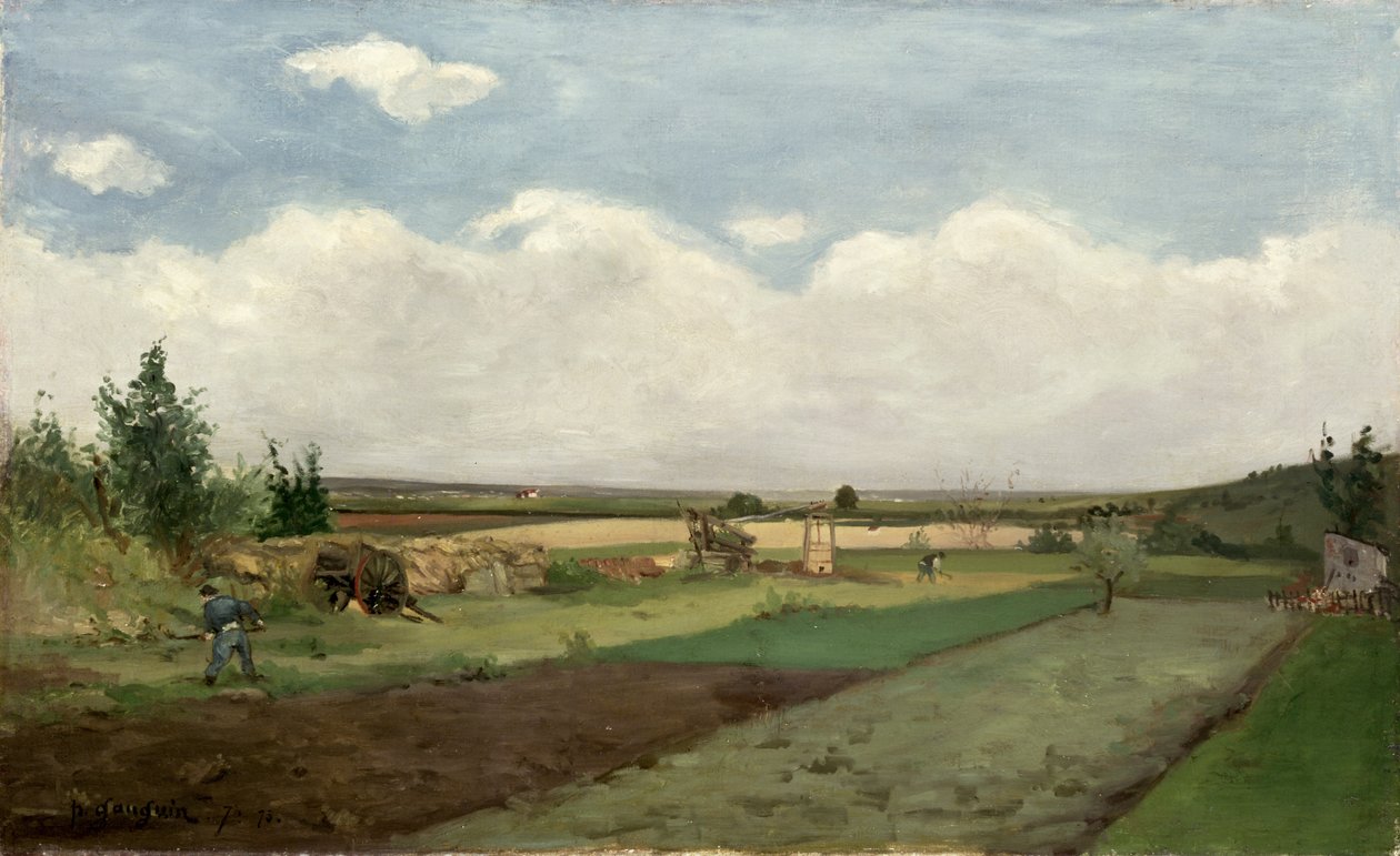 Paisaje, 1873 de Paul Gauguin