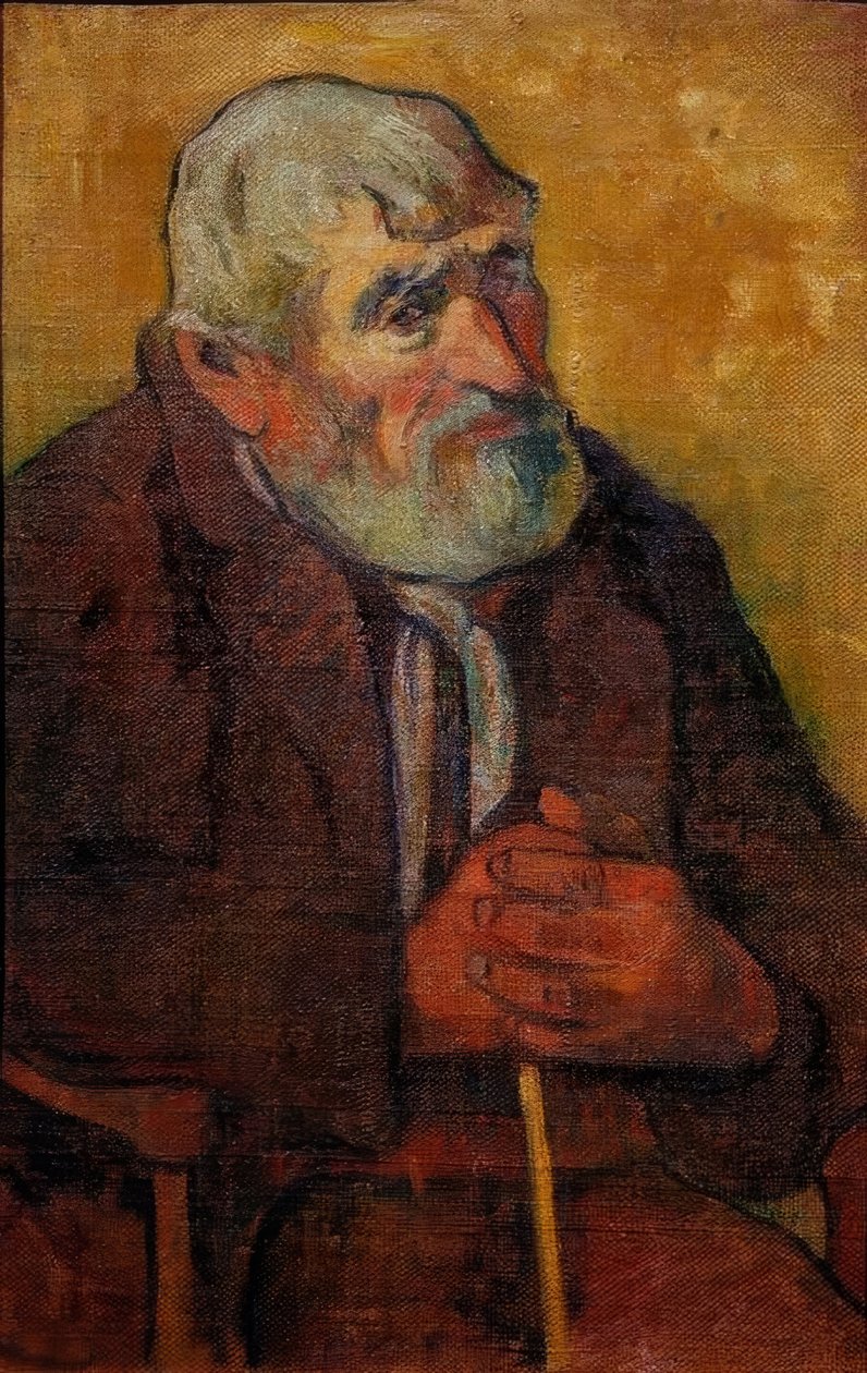 El anciano con bastón de Paul Gauguin