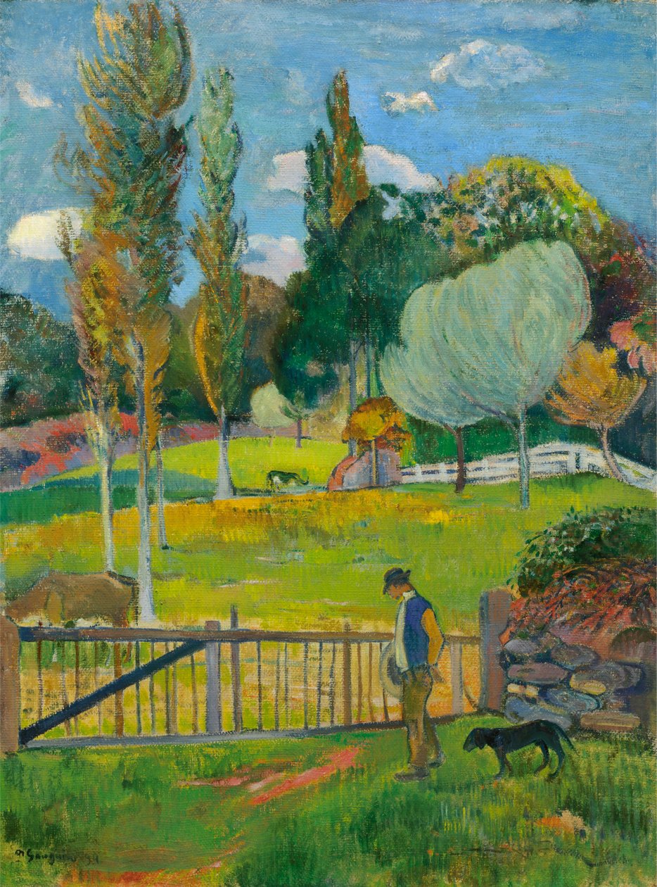 Paisaje de Paul Gauguin