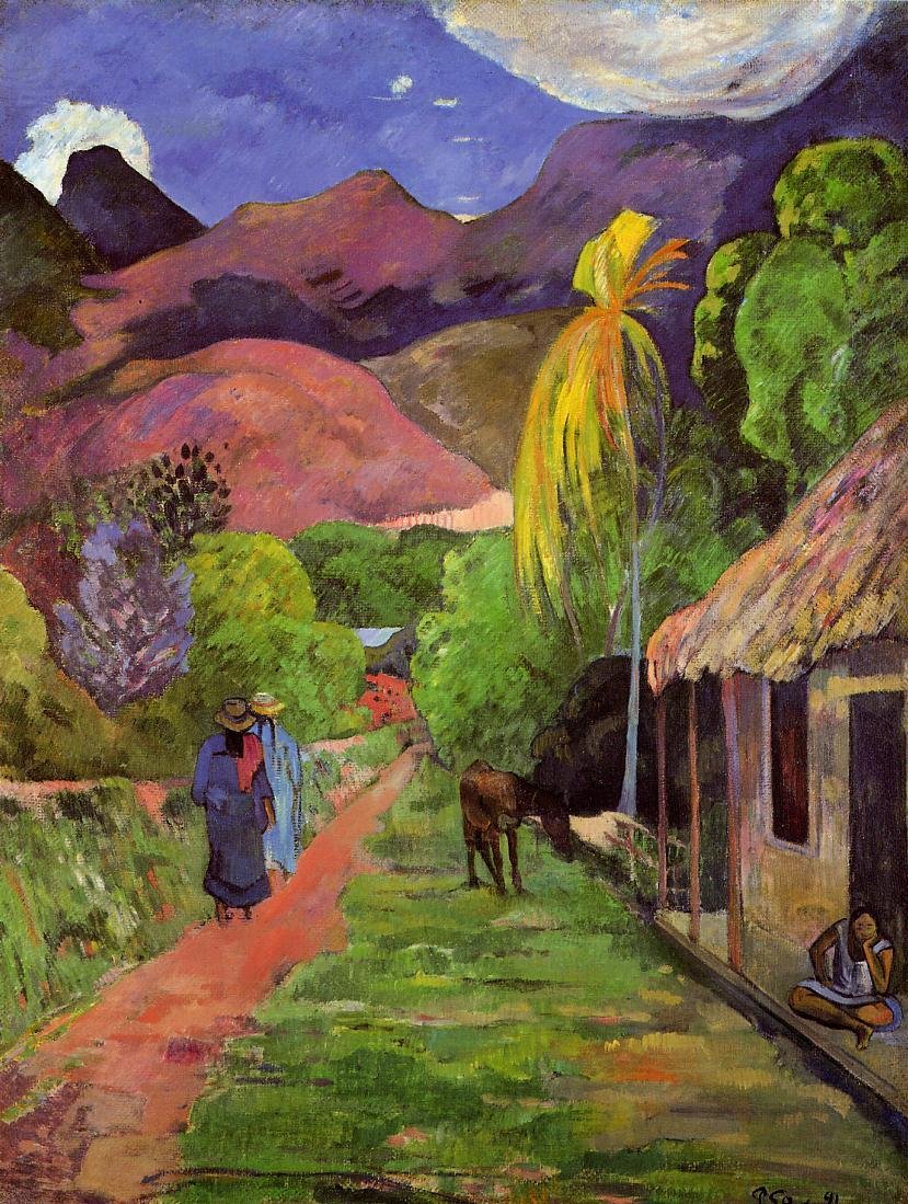 Calle de Tahití de Paul Gauguin