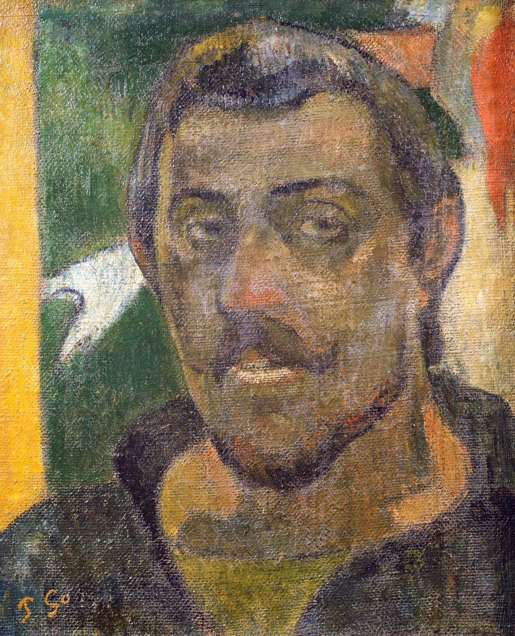 Autorretrato, c.1890-93 de Paul Gauguin