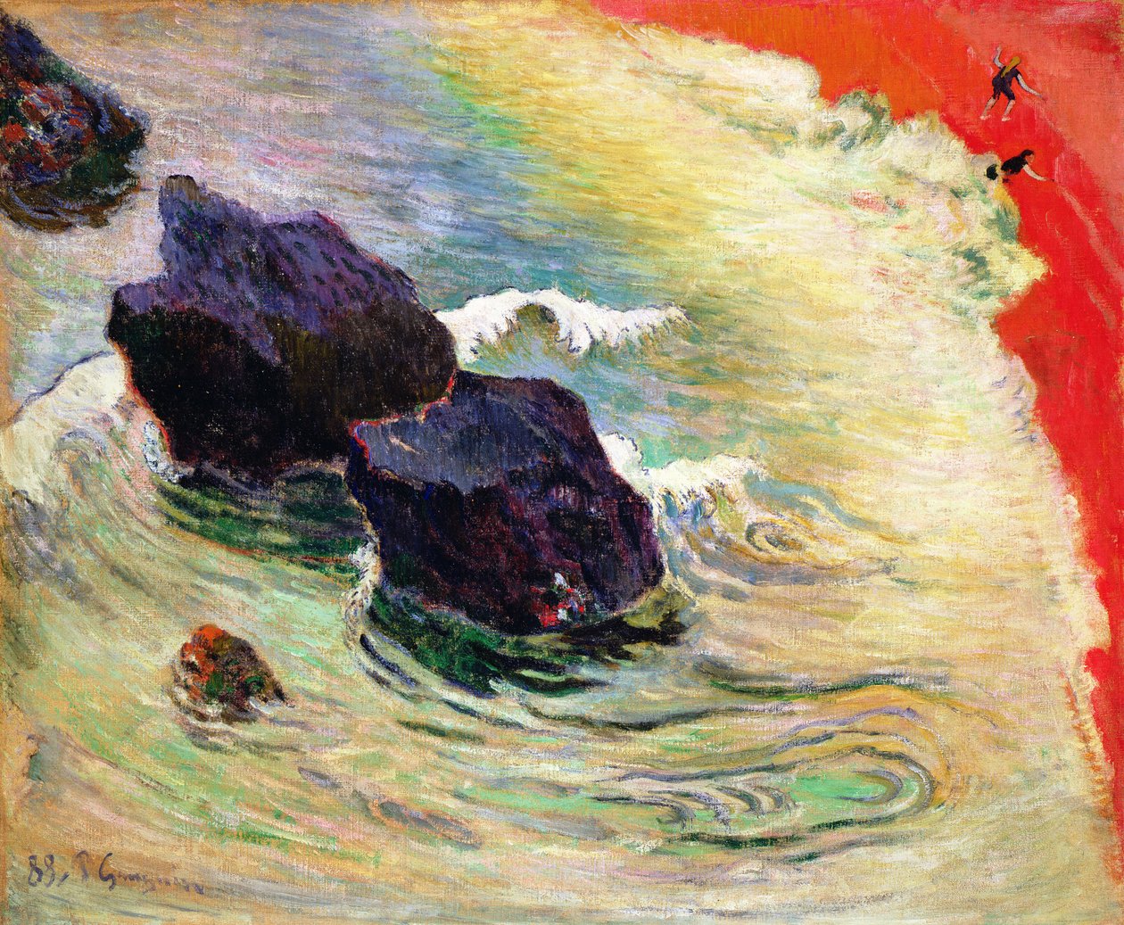 La ola de Paul Gauguin