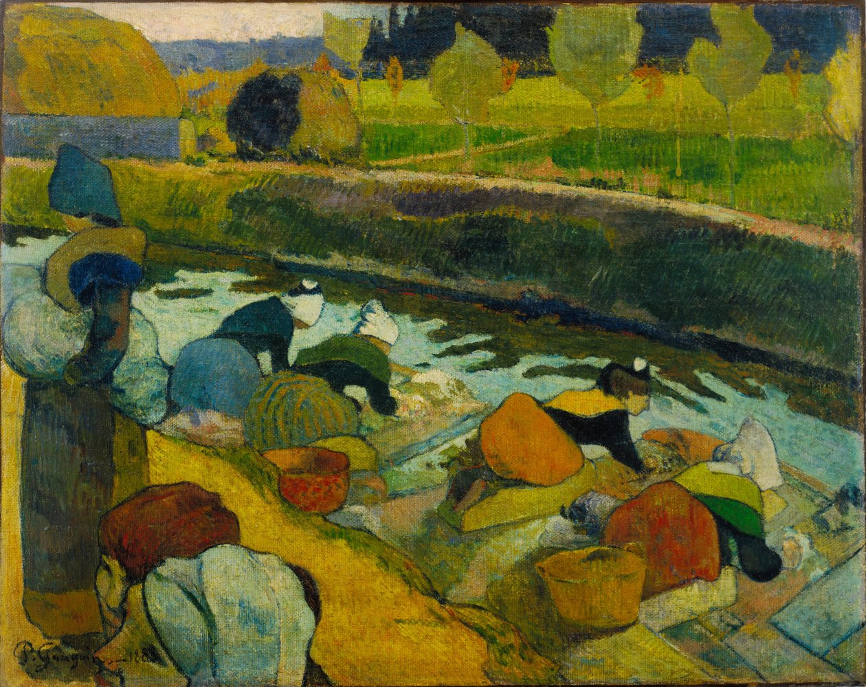 Lavanderas de Paul Gauguin