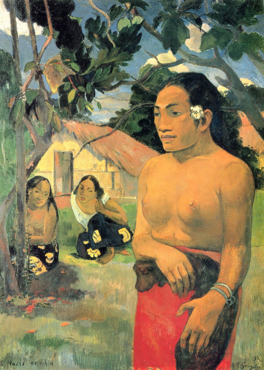 ¿A dónde vas? de Paul Gauguin