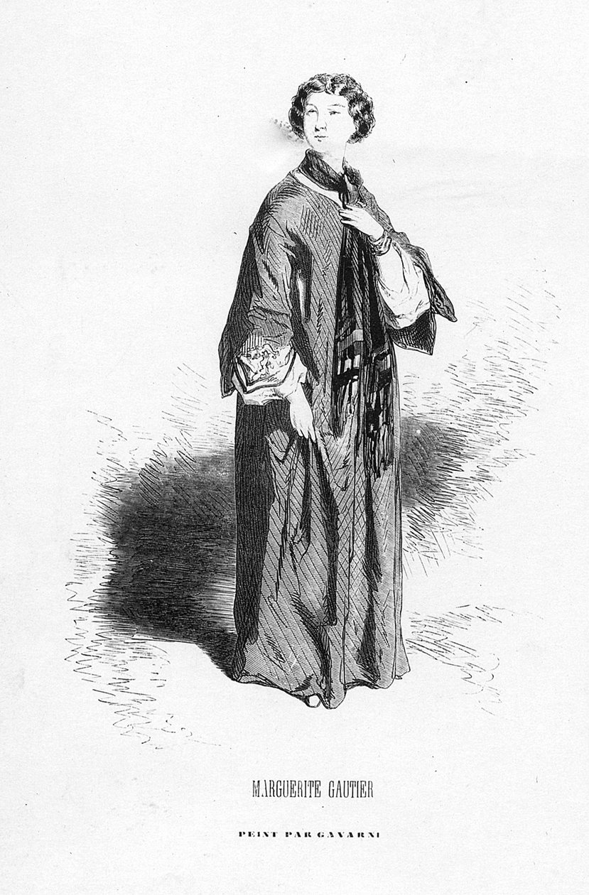 Marguerite Gautier, ilustración de 