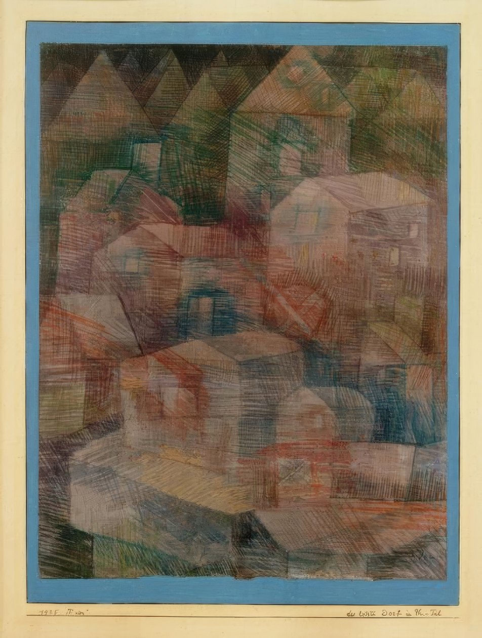 El último pueblo en el valle Ph. de Paul Klee