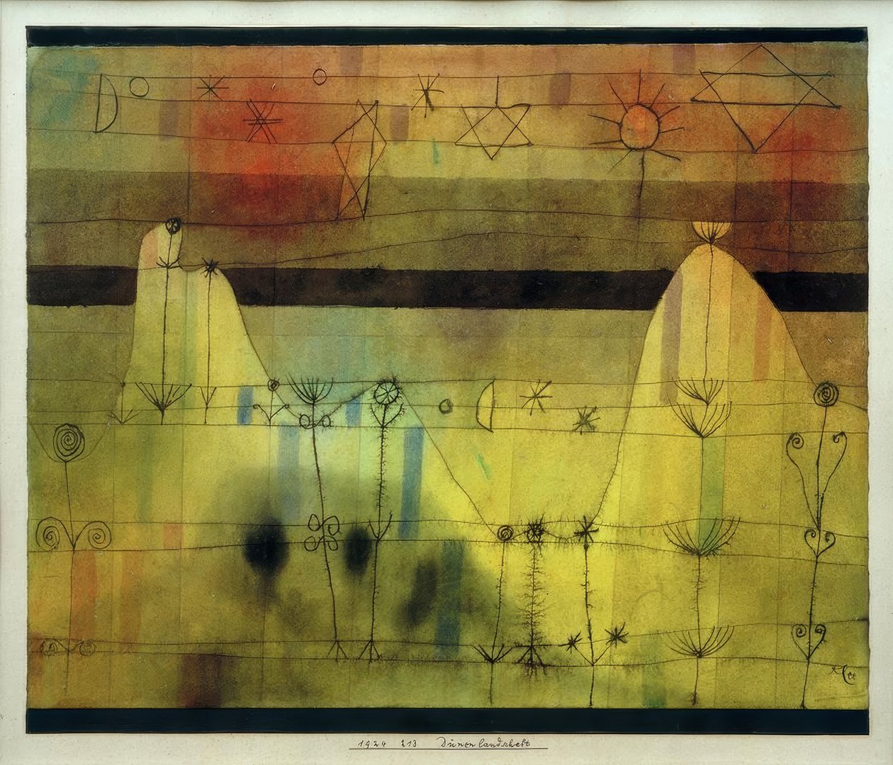 Paisaje de dunas de Paul Klee