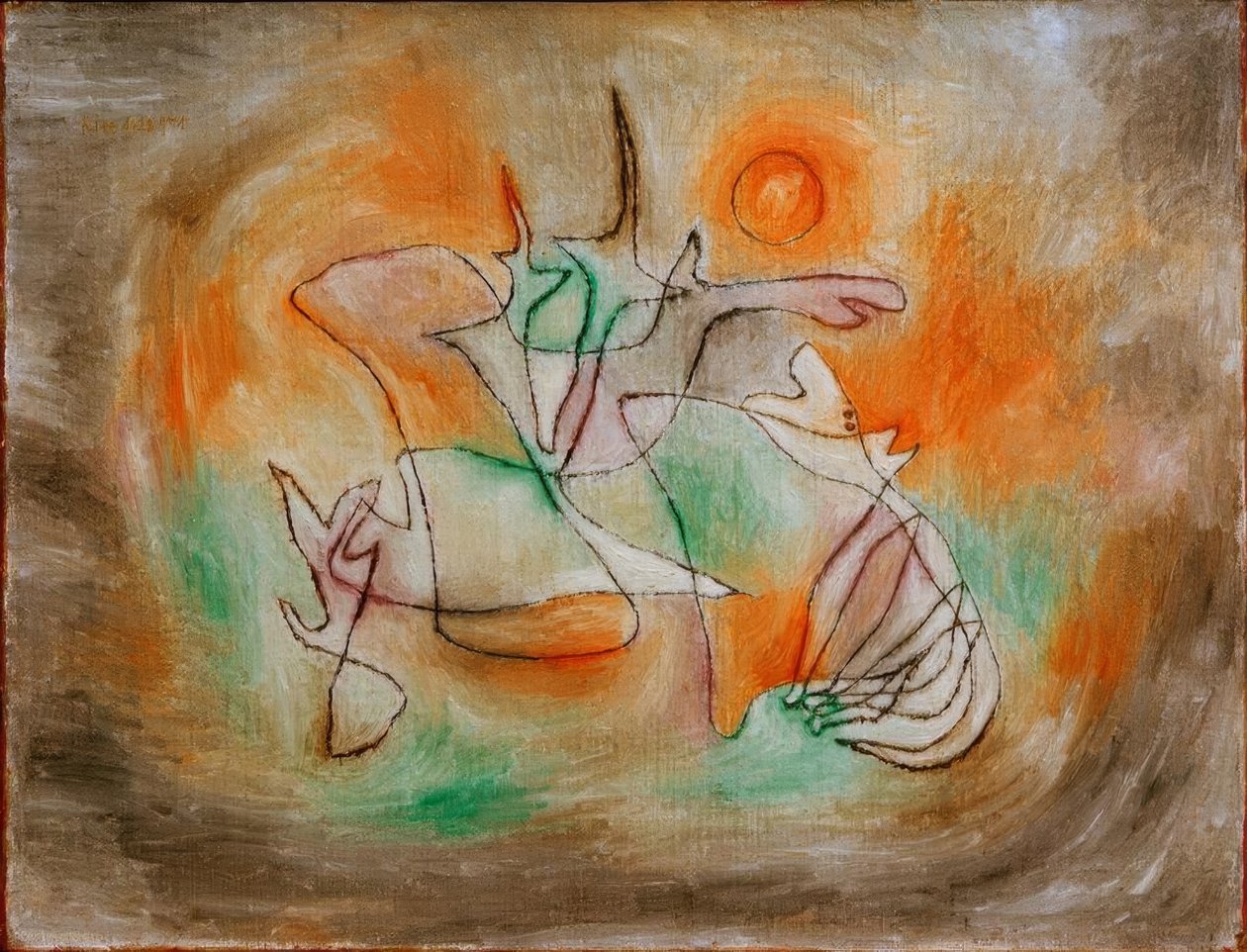 Perro aullador de Paul Klee