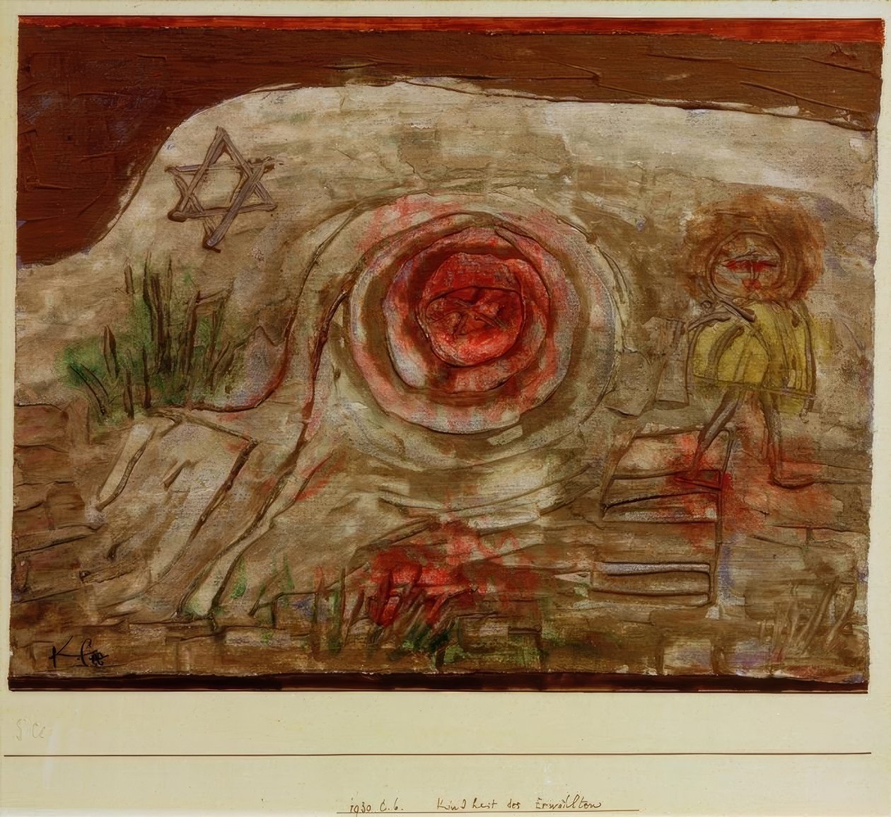 Infancia del elegido de Paul Klee