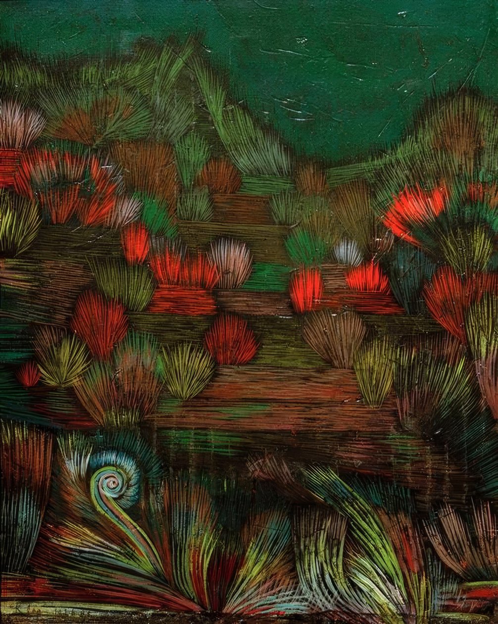 Pequeña pintura de dunas de Paul Klee