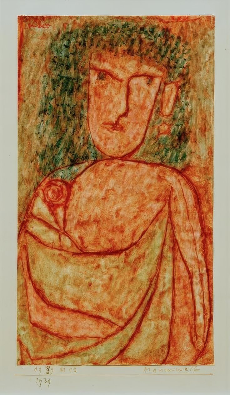 Hermafrodita (de una novela antigua perdida) de Paul Klee