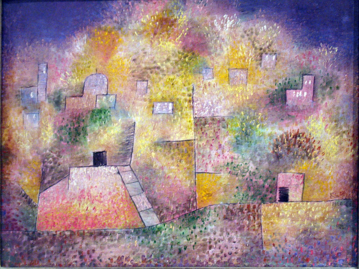 Jardín de placer oriental de Paul Klee