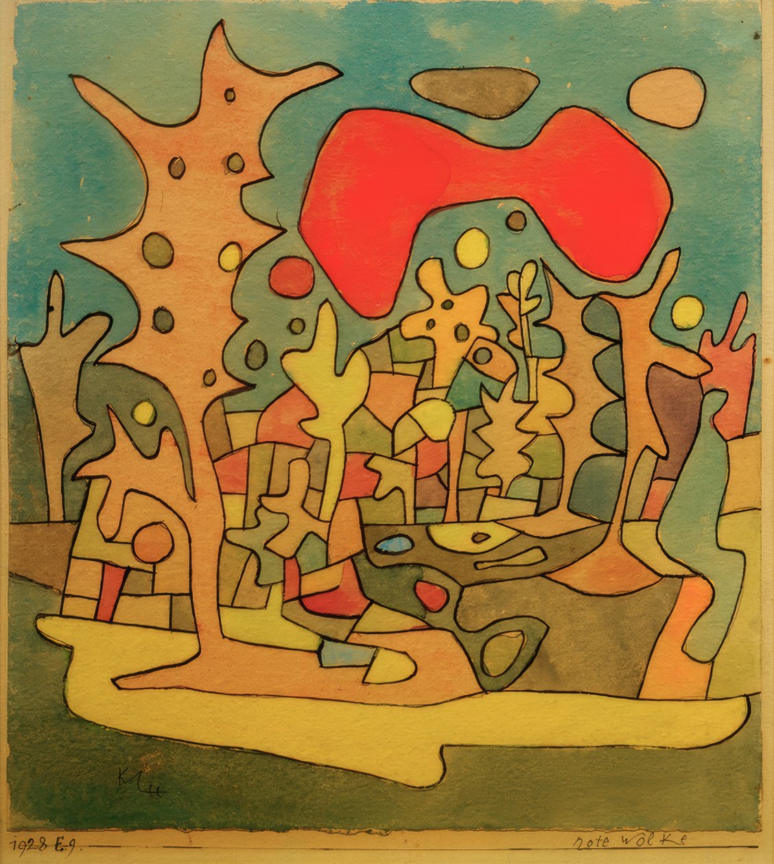 Nube Roja de Paul Klee