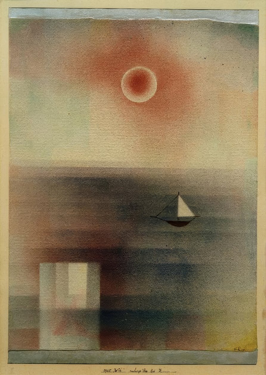 Mar en calma en Z... de Paul Klee
