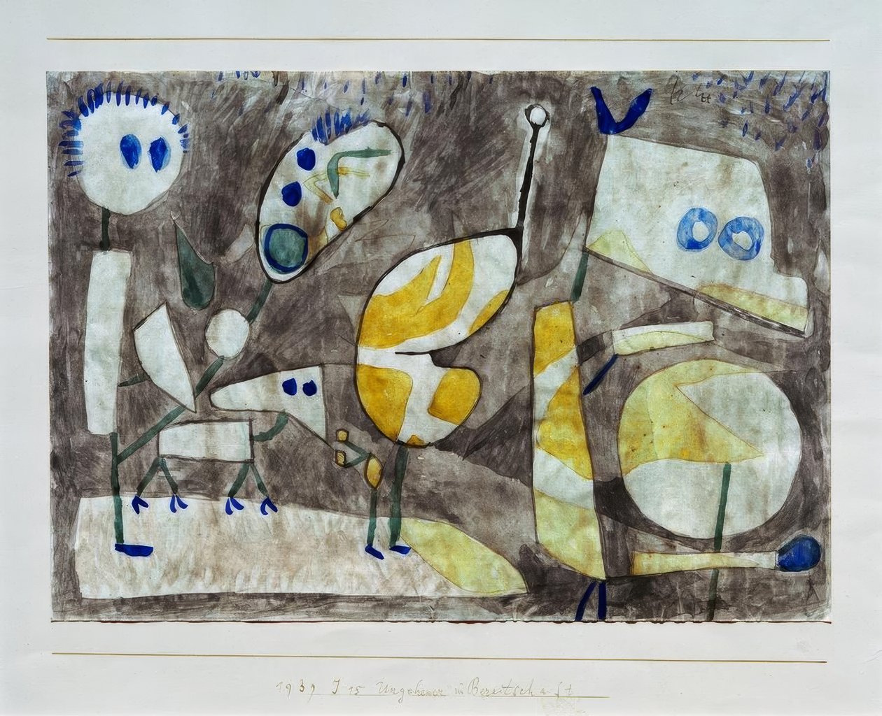 Monstruo en espera de Paul Klee
