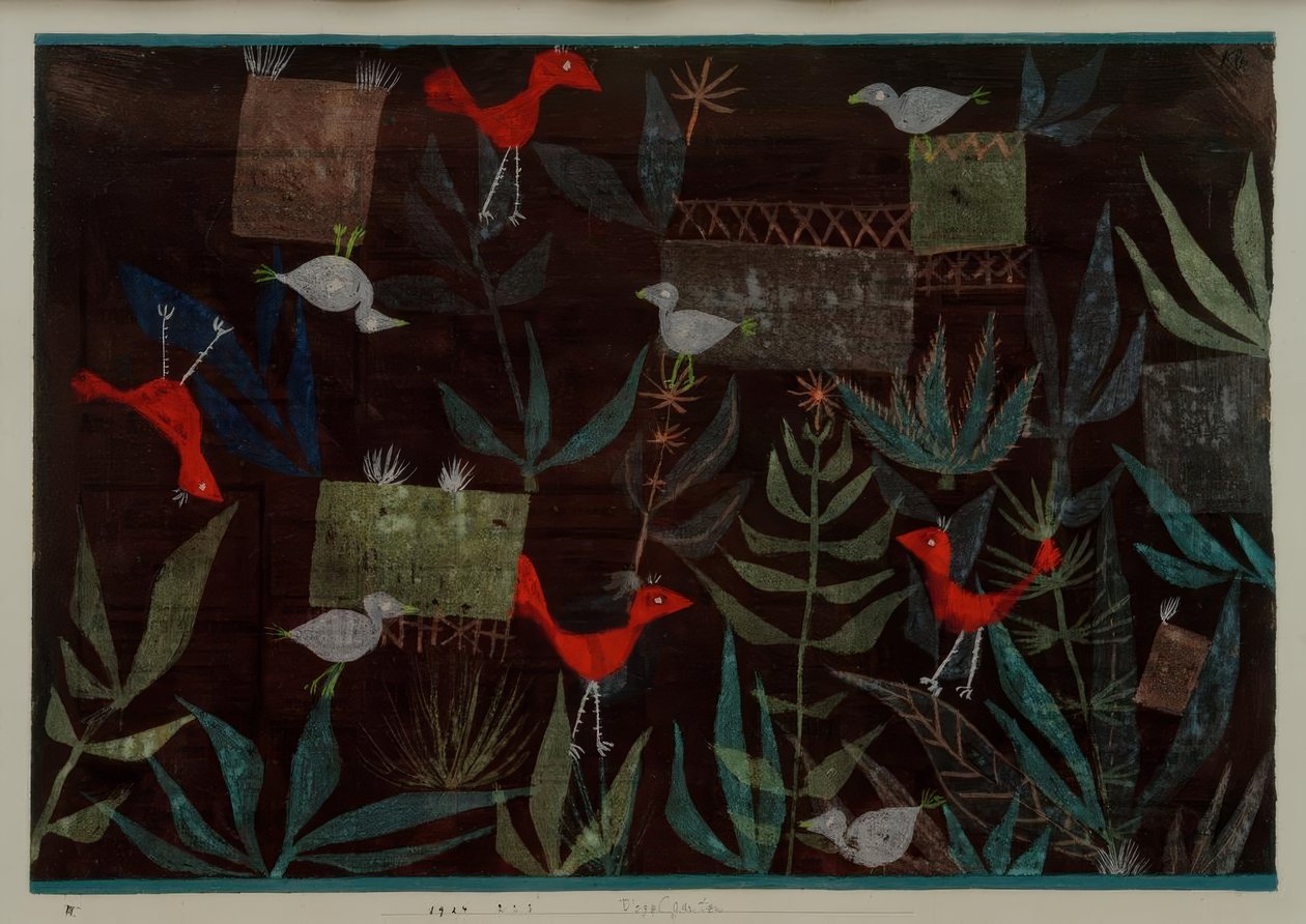 Jardín de aves de Paul Klee