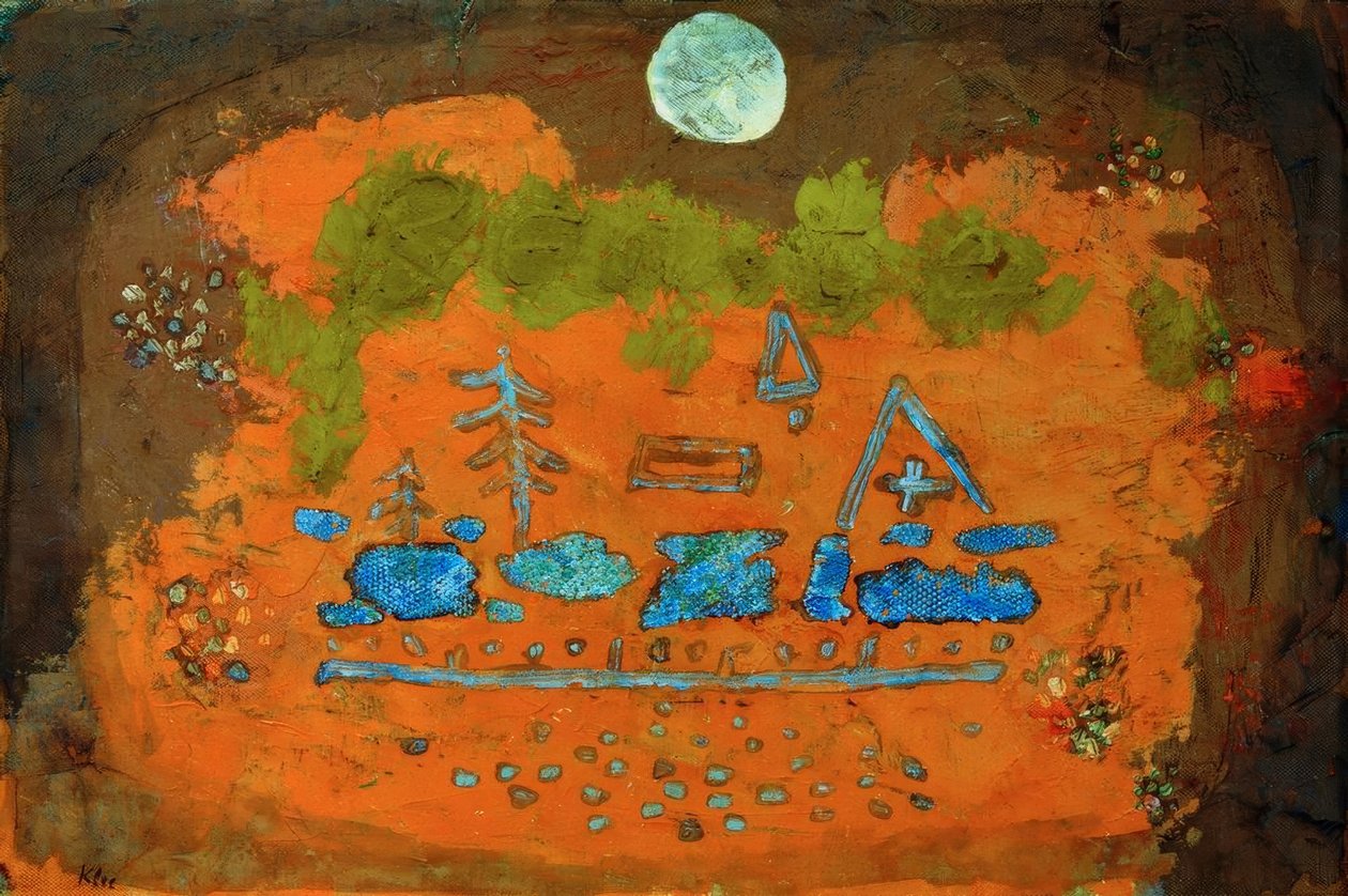 Sacrificio de luna llena de Paul Klee