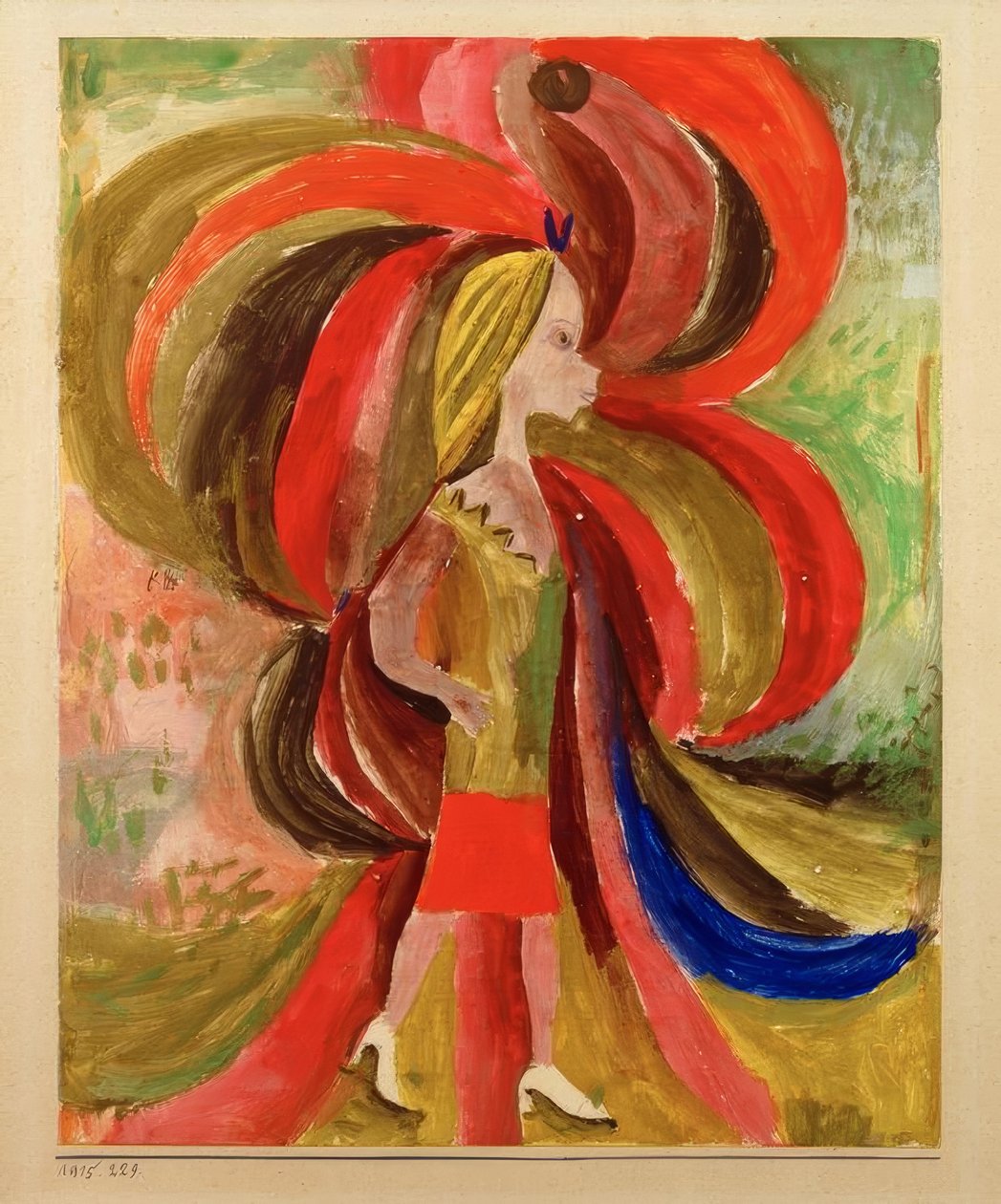 Lo que una chica trae sin saber de Paul Klee